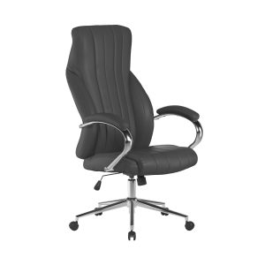 Windermere executive office chair leather black