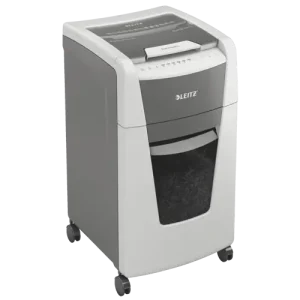 Leitz IQ Autofeed Office 300 Automatic Cross Cut Paper Shredder P4 60L - White