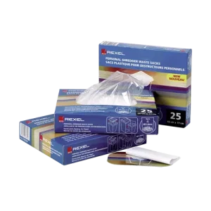 Rexel Plastic Waste Bags for Wide Entry Shredders 175L (100)