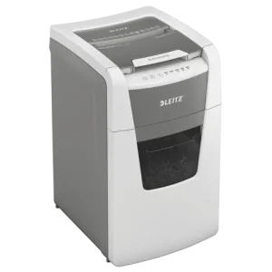 Leitz IQ Autofeed Office 150 Automatic Cross Cut Paper Shredder P4 44L - White