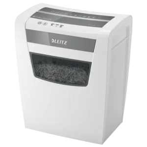 Leitz IQ Home Office Cross Cut Paper Shredder P4 23L - White
