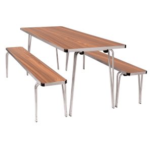 Contour25 Plus Folding Table and Bench Set