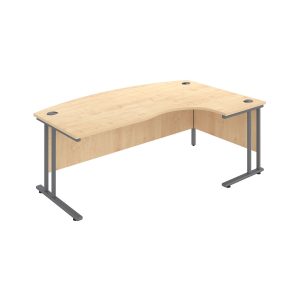 Giorgio Cantilever Bow Front S-Shape Desk – 800 x 600 Ends