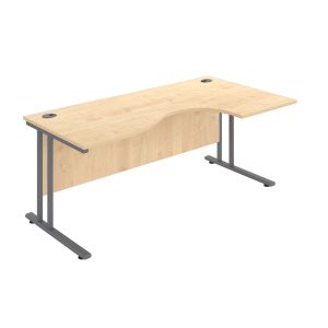 Giorgio Cantilever Compact S-Shape Desk – 800 x 600 Ends