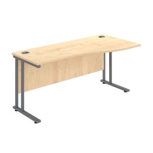 Giorgio Cantilever Compact Wave Desk – 800 x 600 Ends