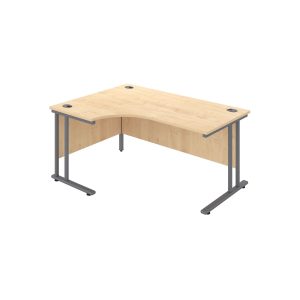 Giorgio Cantilever J-Shape Desk – 800 x 600 Ends