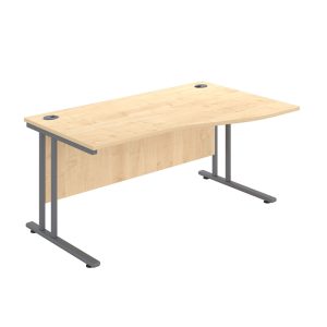 Giorgio Cantilever Wave Desk – 1000 x 800 Ends