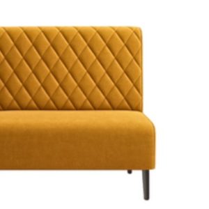 Diamond Quilted Banquette Seating – Bench Base