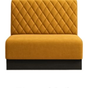 Diamond Quilted Banquette Seating – Plinth Base