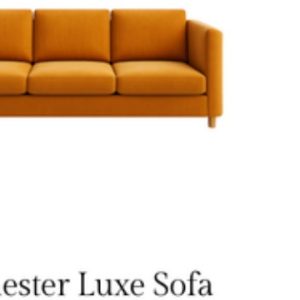 Rochester Luxe Sofa – 1 Seater