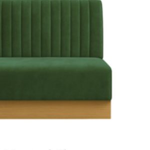 Vertical Flute Banquette Seating – Plinth Base